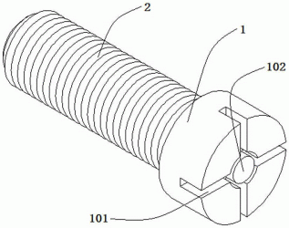 一种防护式特种螺钉